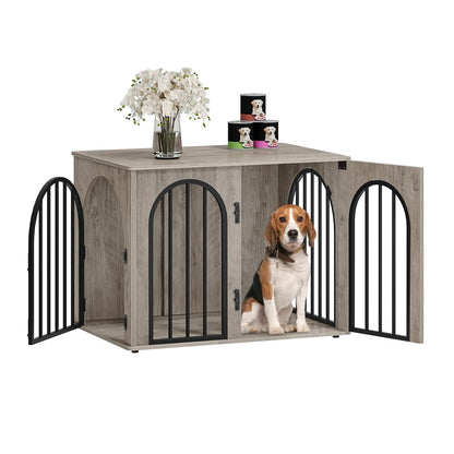 31.5'' Dog Crate Furniture,Dog Kennel Indoor for Small/Medium Dogs