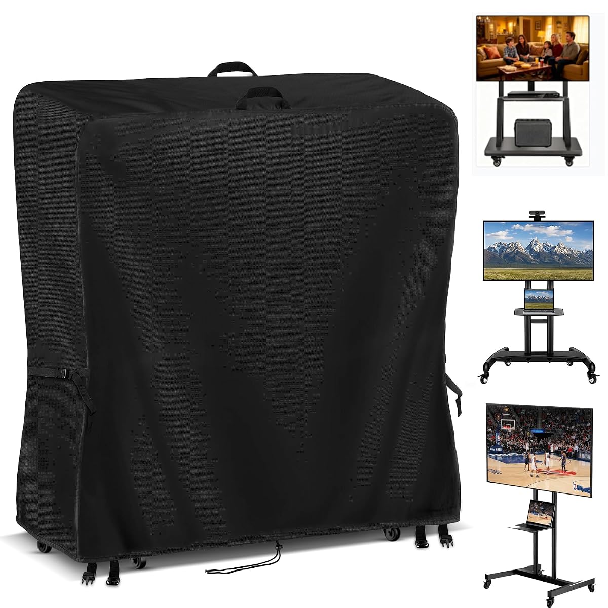 Outdoor TV Cover 50 Inch Weatherproof for 50-55" Outdoor TV Stand