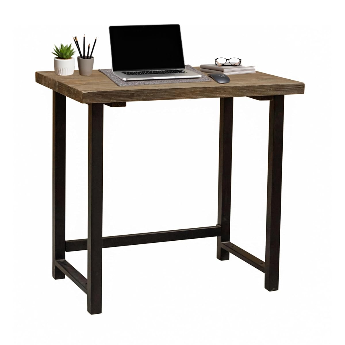 Pomona Compact Writing Desk, Natural, 32”x21”x30”
