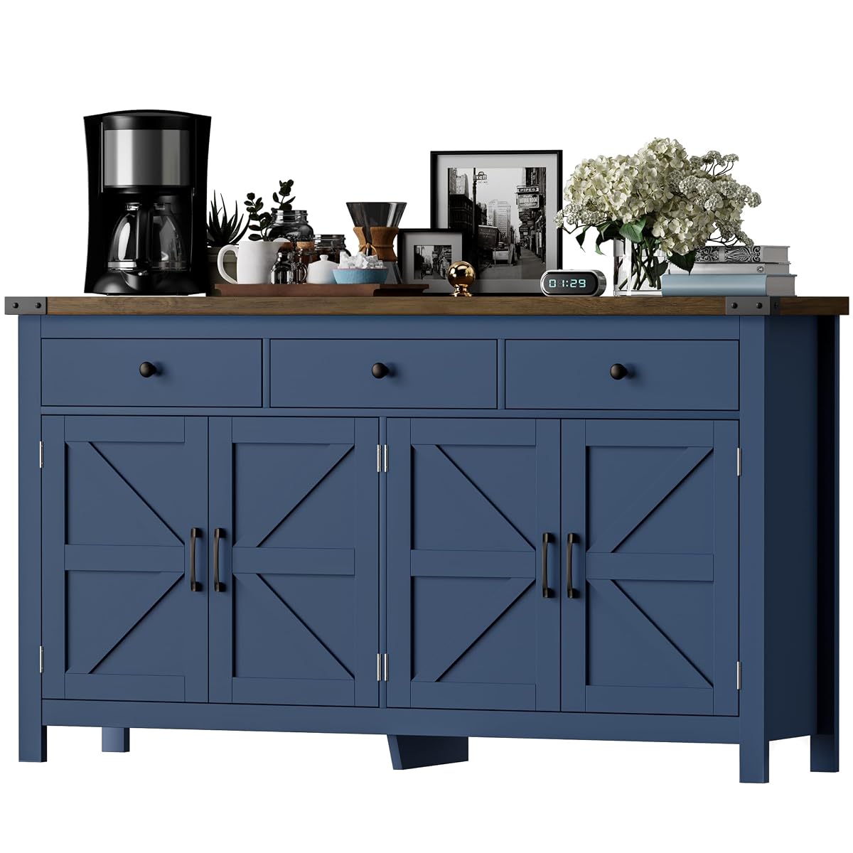 63" Sideboard Buffet Cabinet with Storage