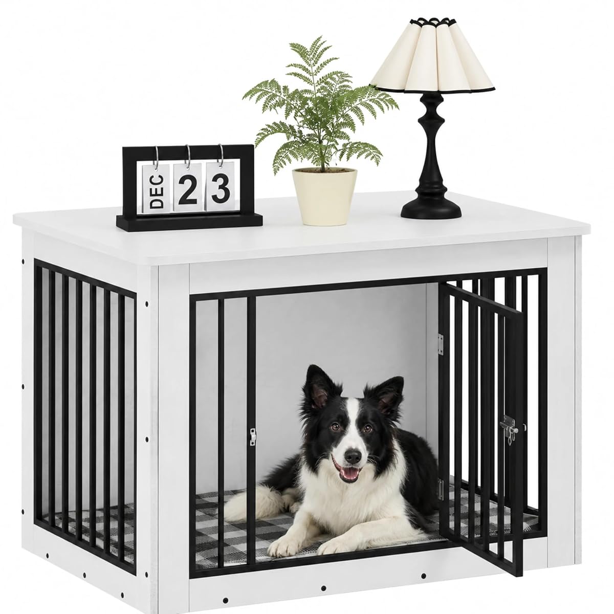 38 Inch Dog Crate Furniture for Medium and Large Dogs