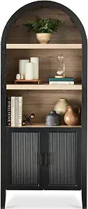 Best Choice Products 72" Tall Arched Pantry Cabinet w/Reeded Doors, view 2