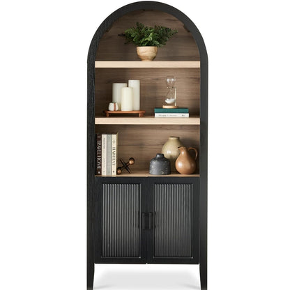 Best Choice Products 72" Tall Arched Pantry Cabinet w/Reeded Doors