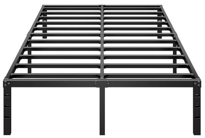 HLIPHA Metal Platform Bed Frame 12 Inch Tall, No Box Spring Needed