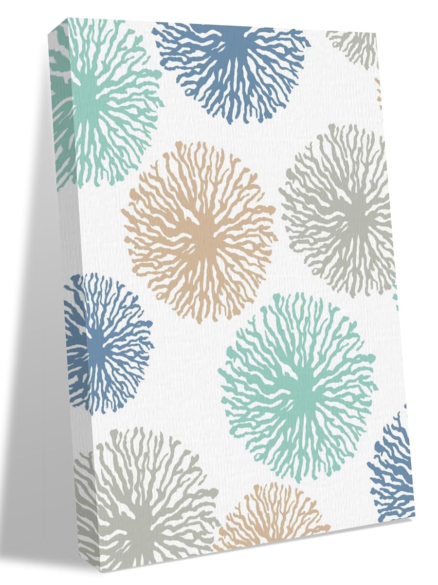 NuYeBiofx Abstract Dandelion Spring Floral Canvas Wall Art Prints,48"x32" Framed Picture Artwork Watercolor Wild Flower Printed Canvas Oil Painting for Living Room Bedroom Office,Ready to Hang