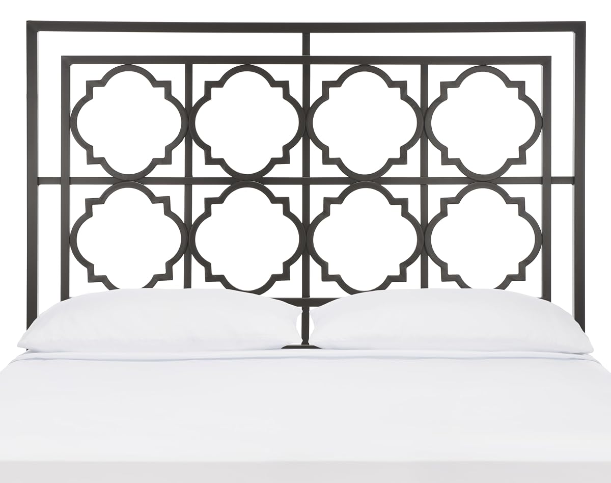 SAFAVIEH Home Collection Silva Gunmetal Headboard, Full
