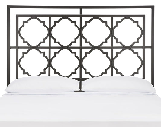 SAFAVIEH Home Collection Silva Gunmetal Headboard, Full