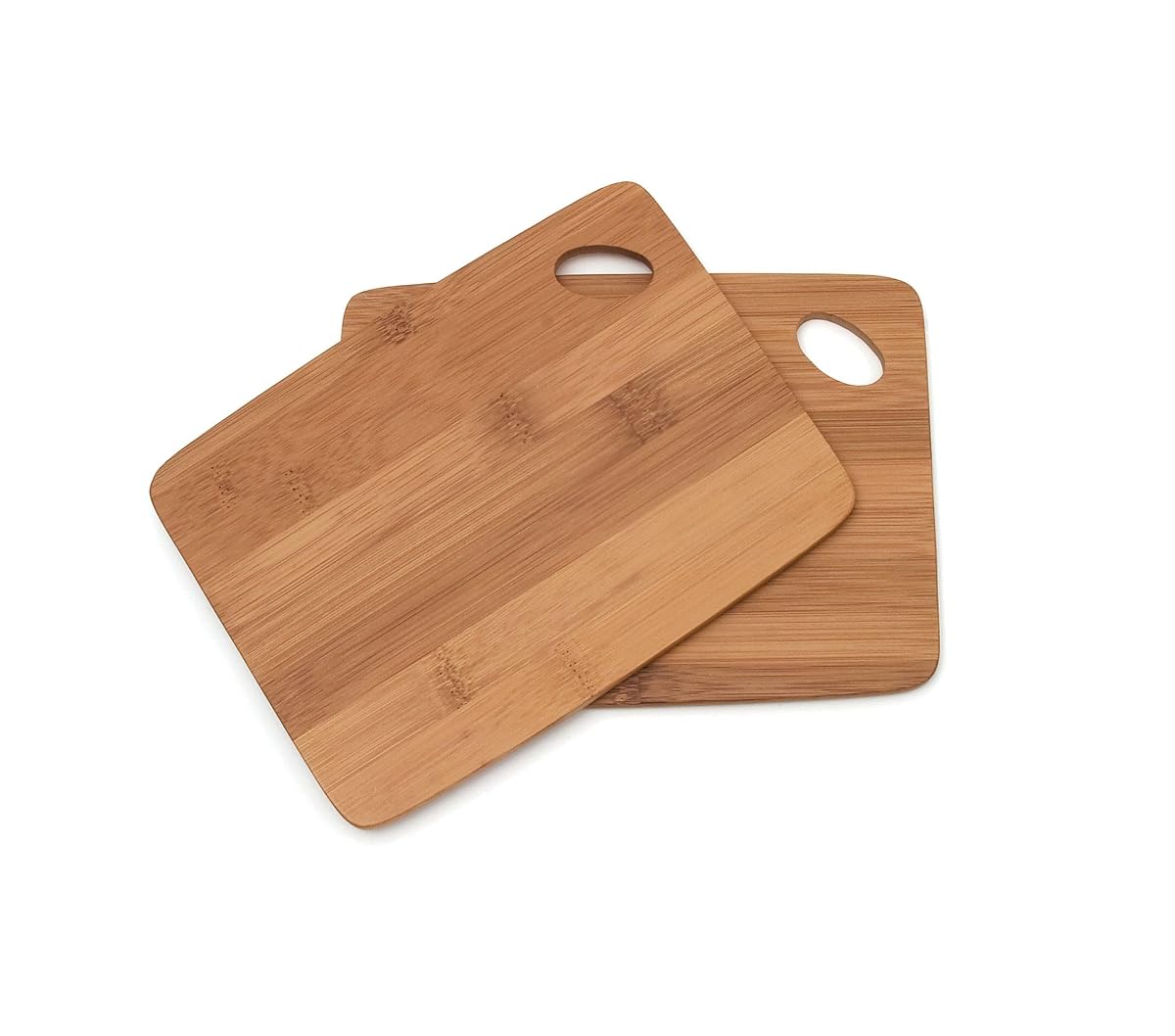 849 Bamboo Thin Cutting Board Set, Two 6 by 8-Inch Boards