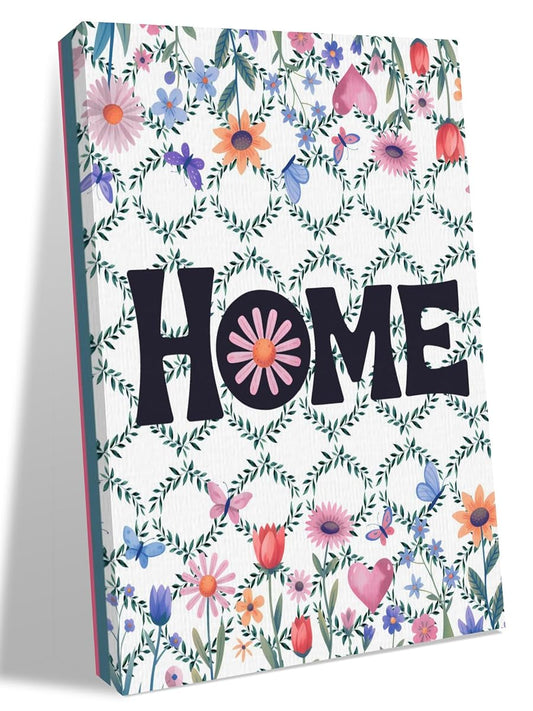 NuYeBiofx Home Words Farmhouse Wildflowers Canvas Wall Art Prints