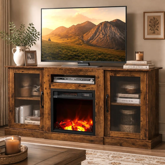 Fireplace TV Stand for 65" TV