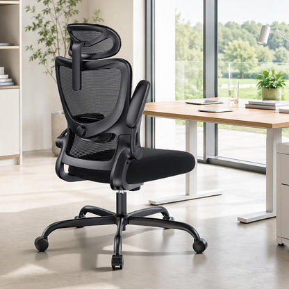 Ergonomic Office Chair with 3D Armrests and Lumbar Support