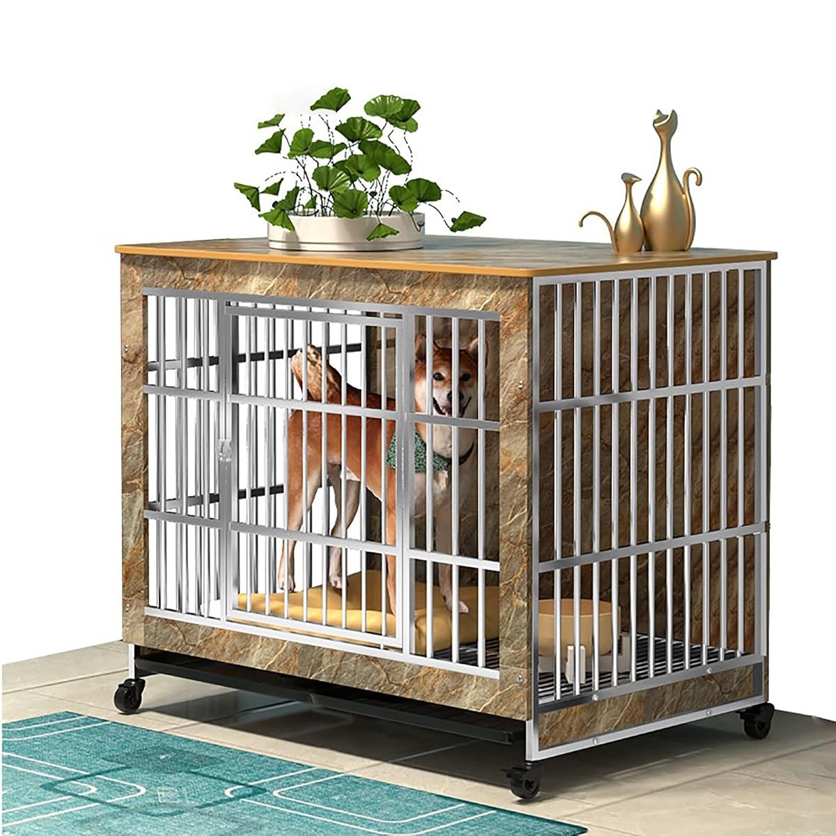 Rustic Heavy Duty Dog Crate Furniture