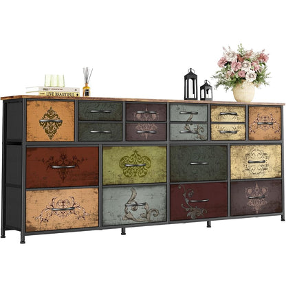 74.8" W Dresser for Bedroom, Wide TV Stand for 65, 75, 80 inch TV