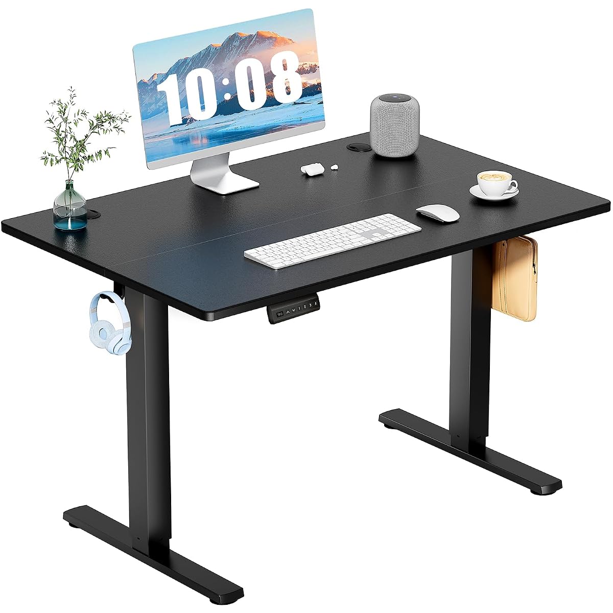 40 Inch Electric Standing Desk, Memory Adjustable Home Office Desk