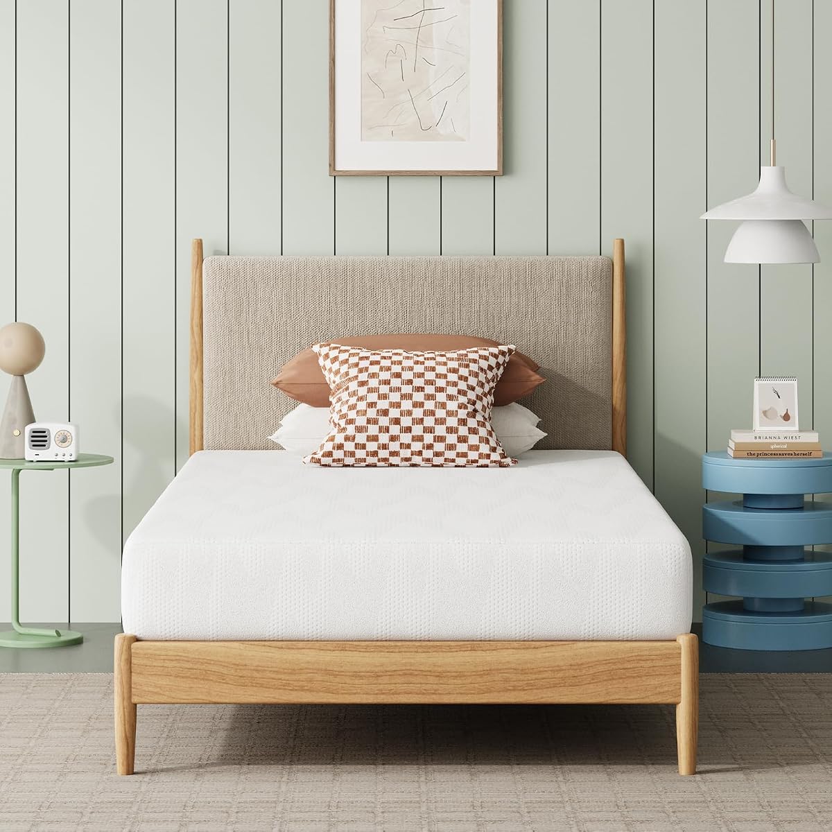Twin Bed Mattress, 8 Inch Twin Size Mattress with Gel Memory Foam