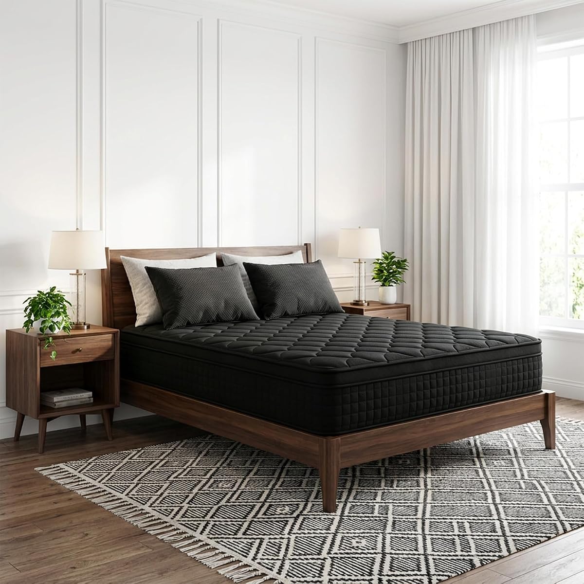 14 Inch Full Size Mattress, Hybrid Memory Foam Mattress