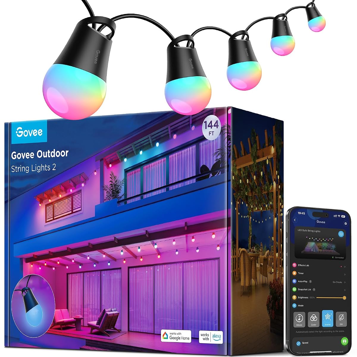 Govee Smart Outdoor String Lights 2