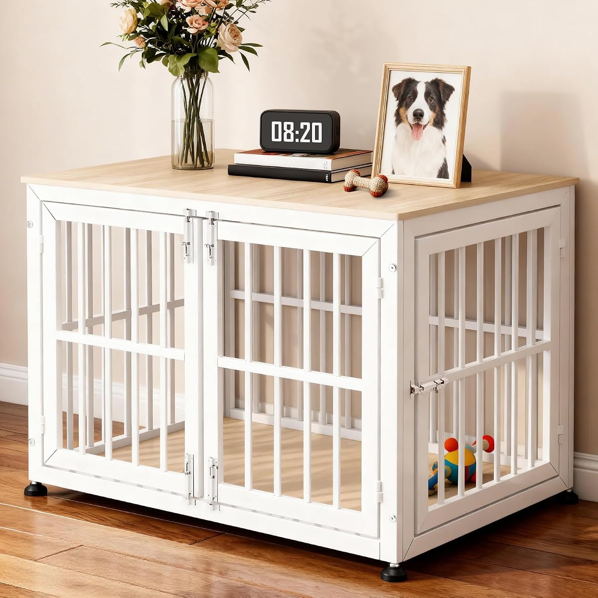 42 Inch Heavy Duty Dog Crate Furniture for Large and Medium Dogs