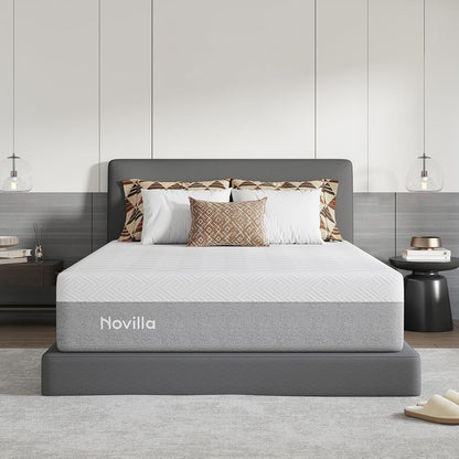 Bliss Mattress Queen Size, 14 Inch Gel Queen Memory Foam Mattress