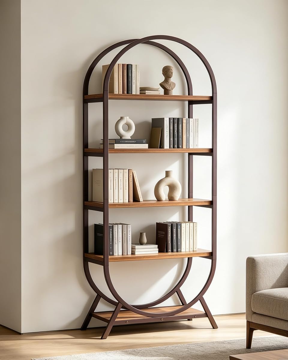 Bookshelf Arched Bookcase