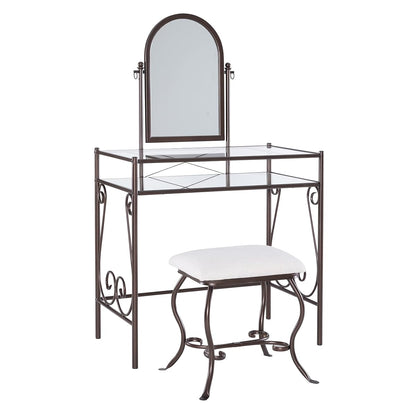 Clarisse Metal Vanity Set (58950MTL-01-KD-U)