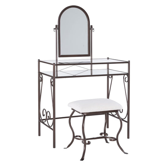 Clarisse Metal Vanity Set (58950MTL-01-KD-U)