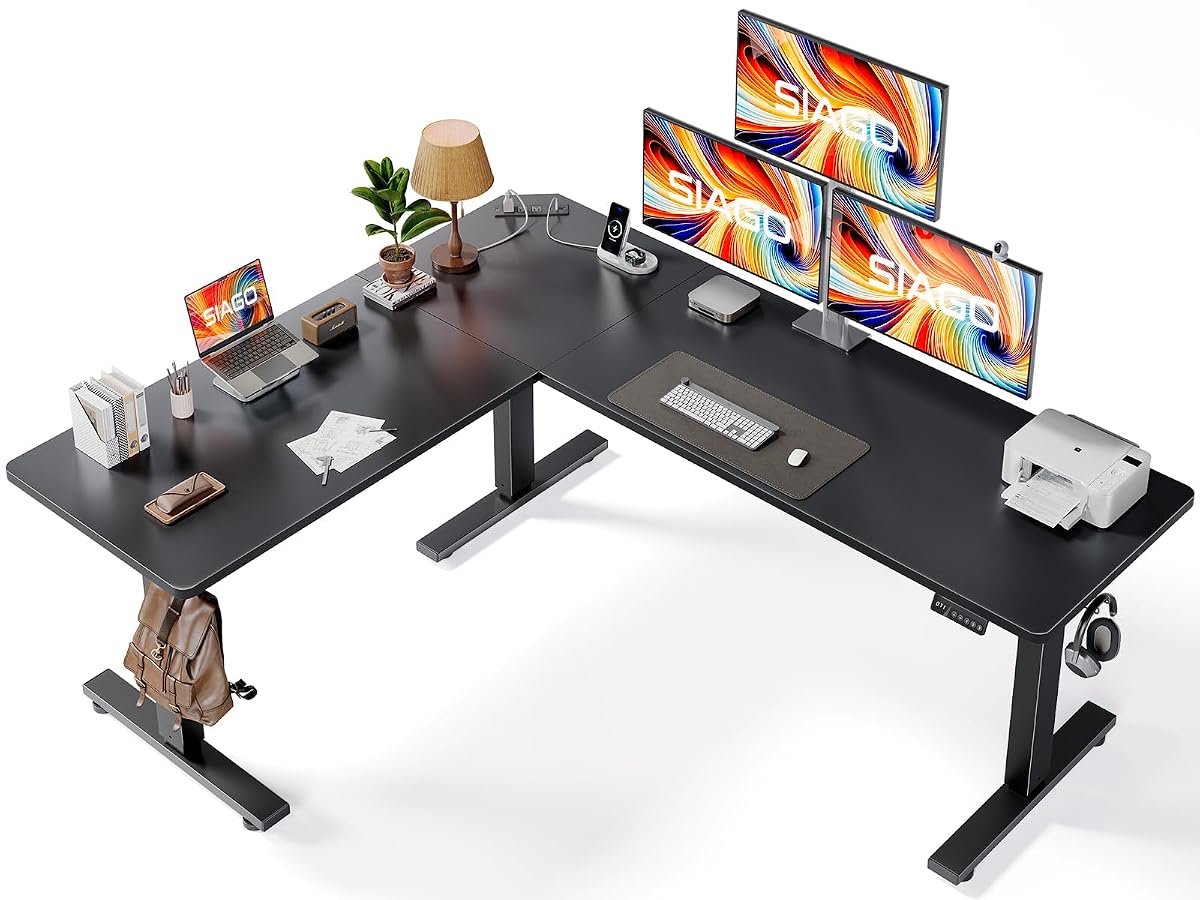 L-Shaped Standing Desk