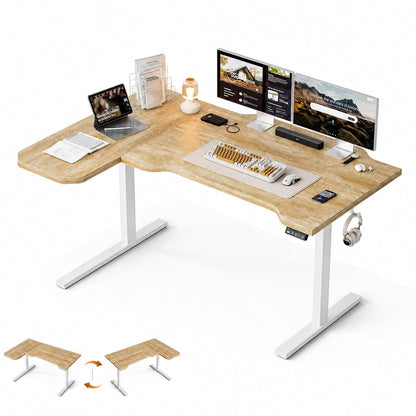 47" L Shaped Standing Desk