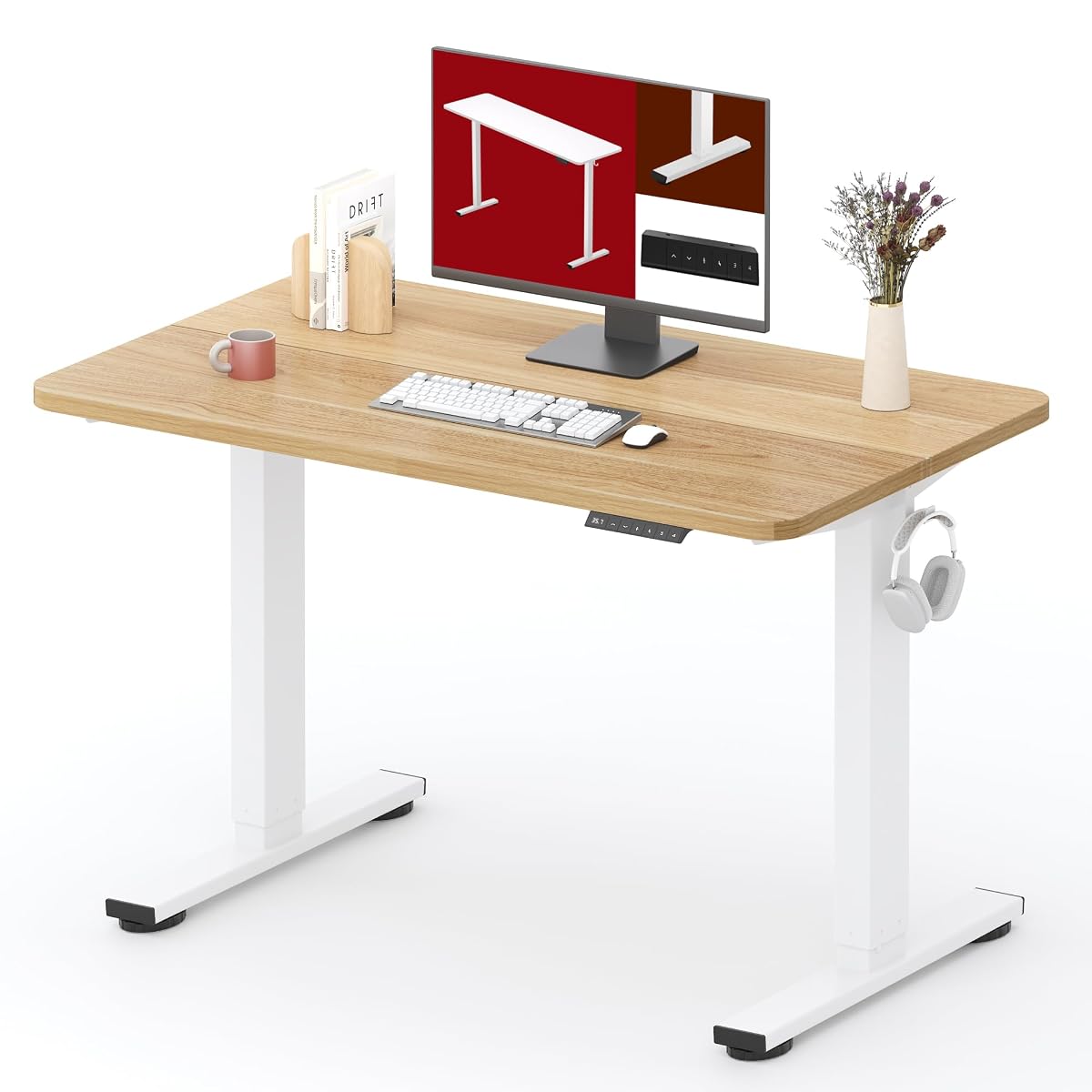 40''x24'' Height Adjustable Electric Standing Desk for Home Office