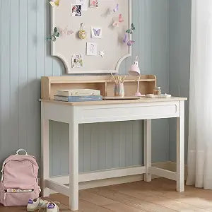 39 Inch Small Computer Desk with Drawer and Hutch, view 2