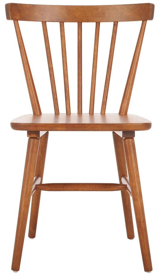 SAFAVIEH Home Collection – Winona Set of 2 Honey Windsor Farmhouse Dining Chairs, Spindle Back Wood Chairs, Classic Casual Seating (DCH8500K-SET2)