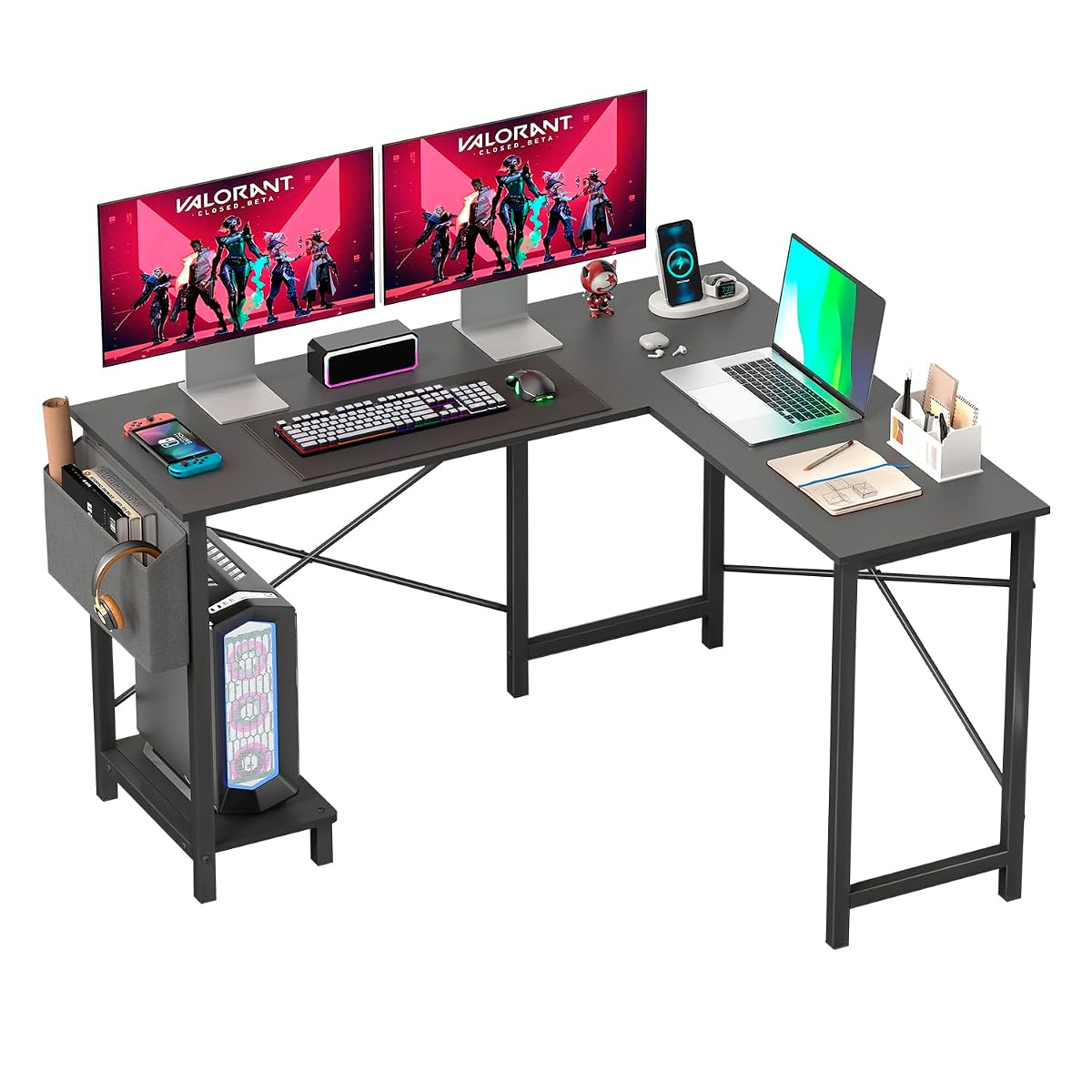 50 Inch L-Shaped Desk