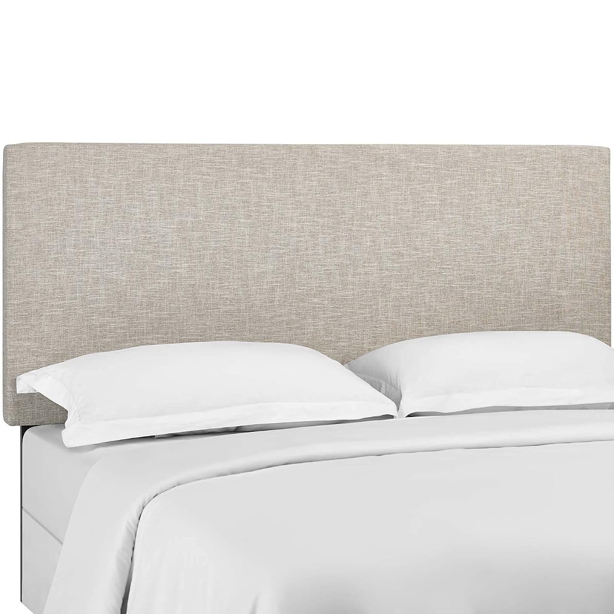 Claire Linen Fabric Upholstered King and California King Headboard in Beige