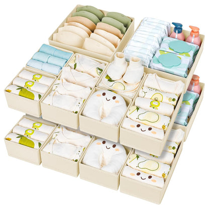Drawer Organizer Clothes 15 Pack