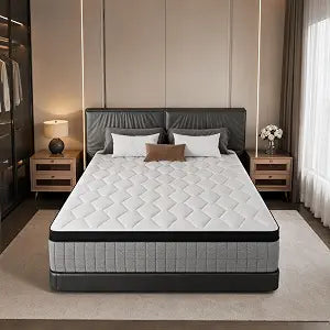 12-Inch Full Mattress, Memory Foam and Spring Hybrid Mattress, Medium Firmness, view 2