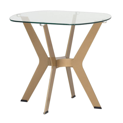 Gold Archtech end table