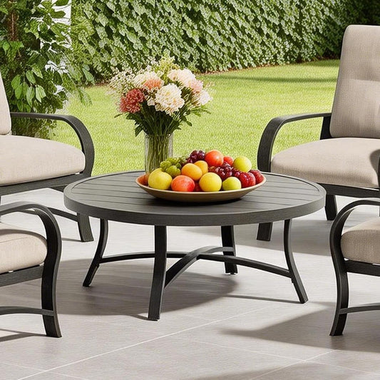 45-Inch Round Patio Coffee Table