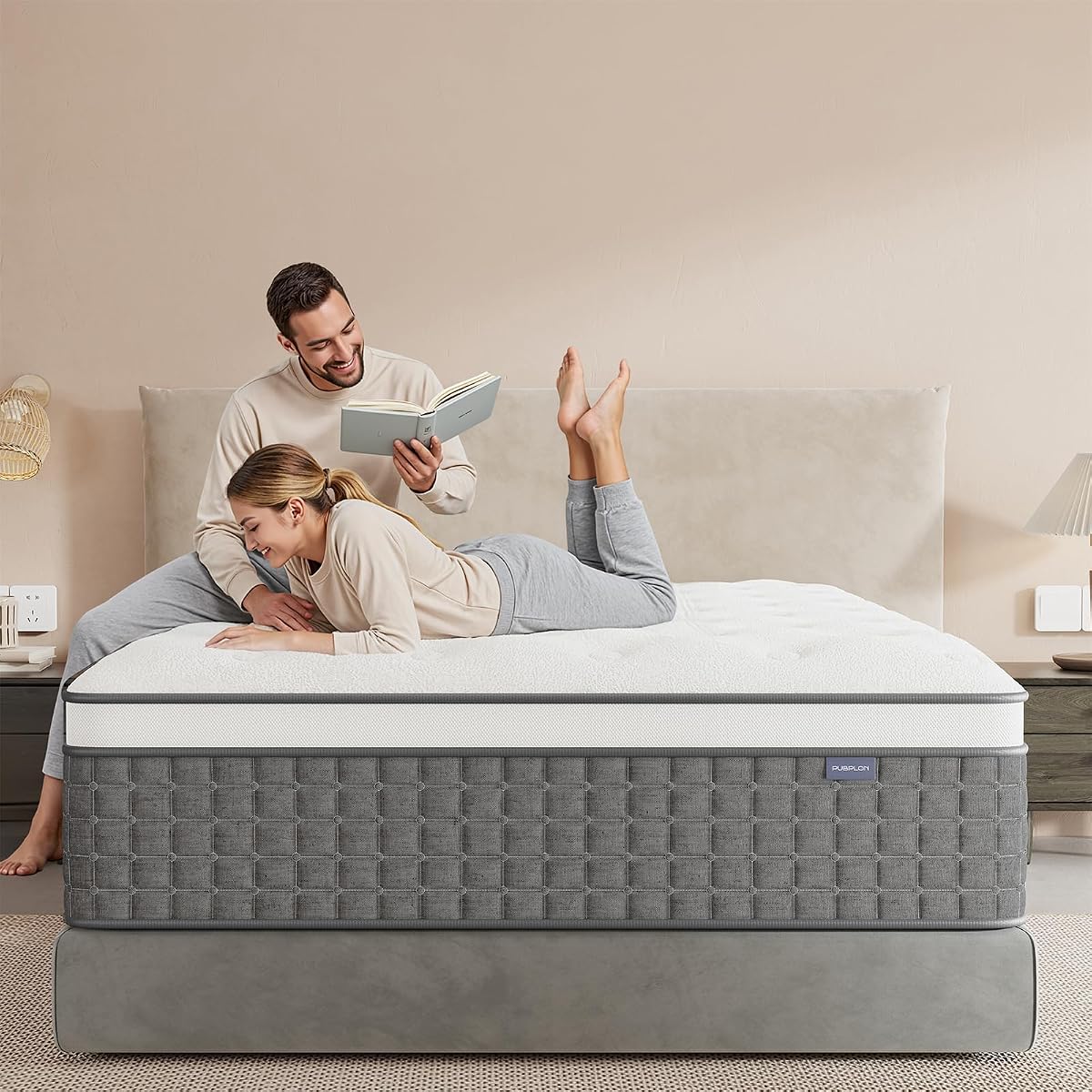 Full Size Mattress, 12 Hybrid Full Mattress in a Box, Medium Firm