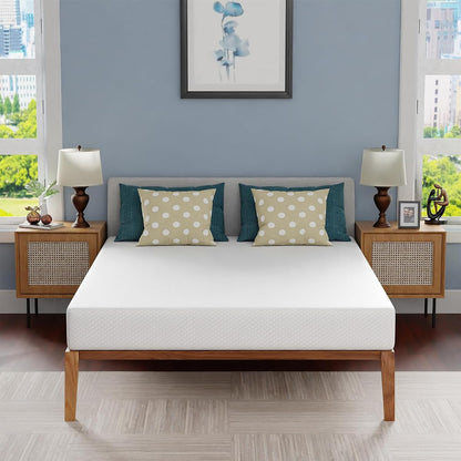 | 8 Inch Queen Mattress | Medium Firm | Gel Memory Foam | White