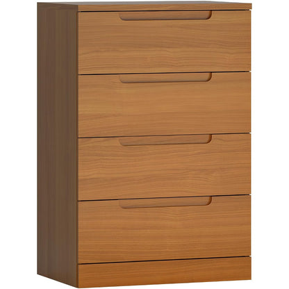 4 Drawer Dresser, Solid Wood Dresser for Closet