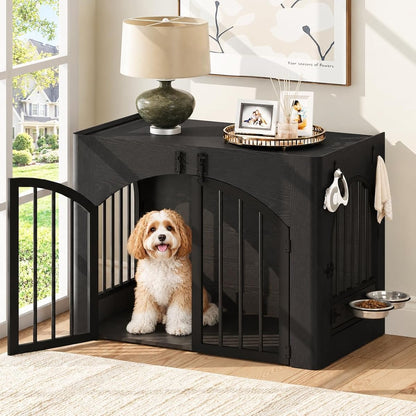 31.5" Dog Crate Furniture for Small/Medium Dogs