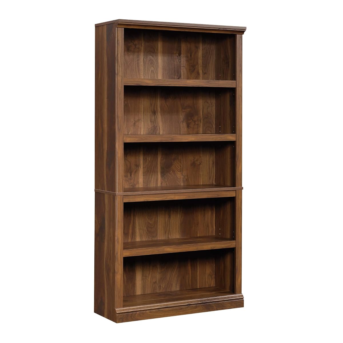 5 Tier Book Shelf Wooden Bookcase Multipurpose Bookshelf for Home Office