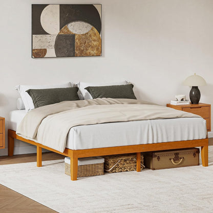 King Size Bed Frames, 12 Inch Height Wood Platform Bed Frame