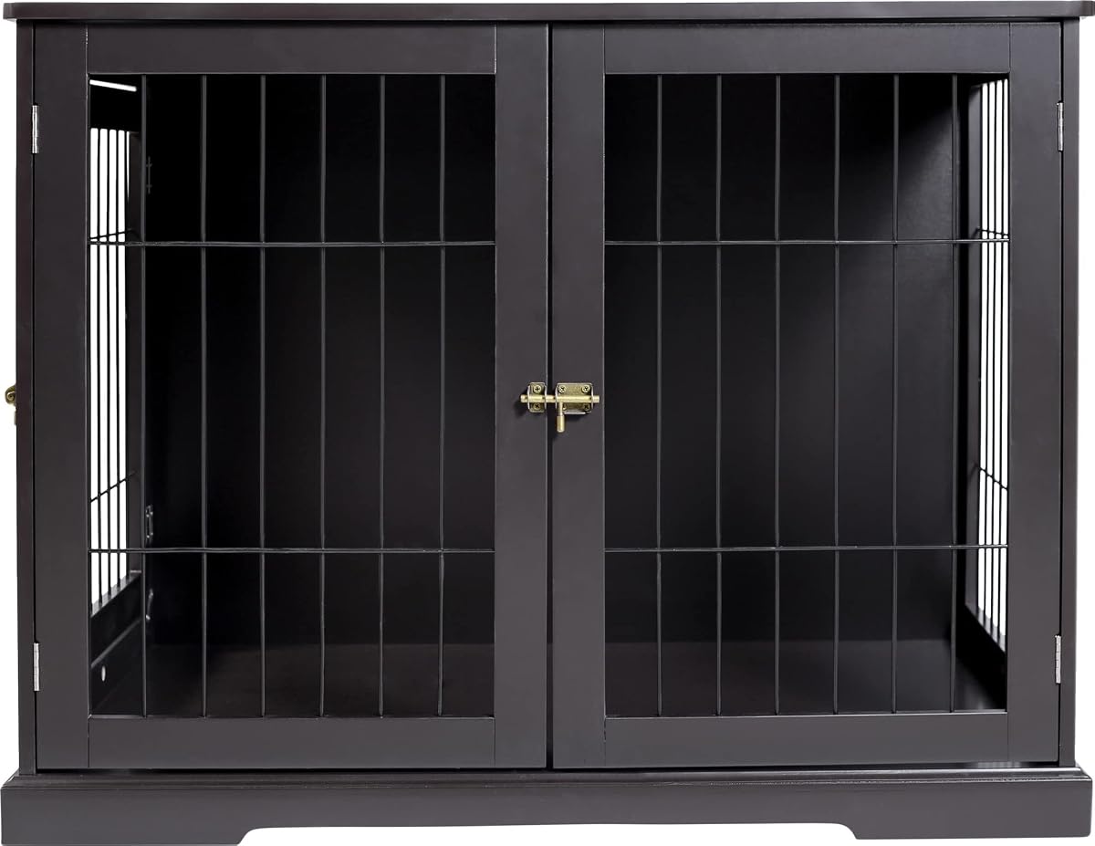 29.5" Indoor Dog Crate, Wooden Crate Table for Dogs Up to 25 lb