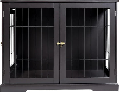 29.5" Indoor Dog Crate, Wooden Crate Table for Dogs Up to 25 lb