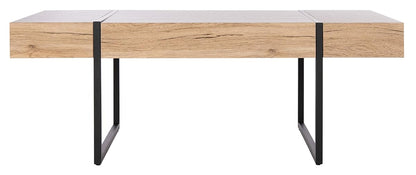 SAFAVIEH Home Collection – Tristan Rectangular Modern Coffee Table with Natural