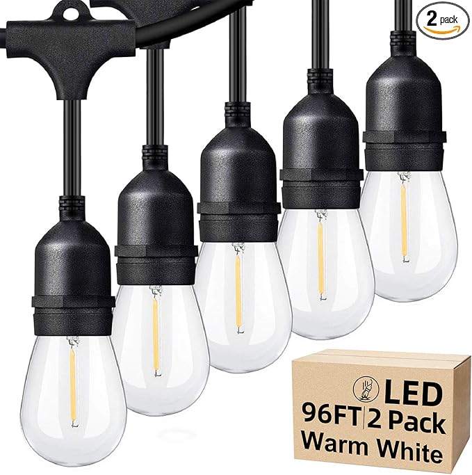 Outdoor String Lights 96FT, view 2
