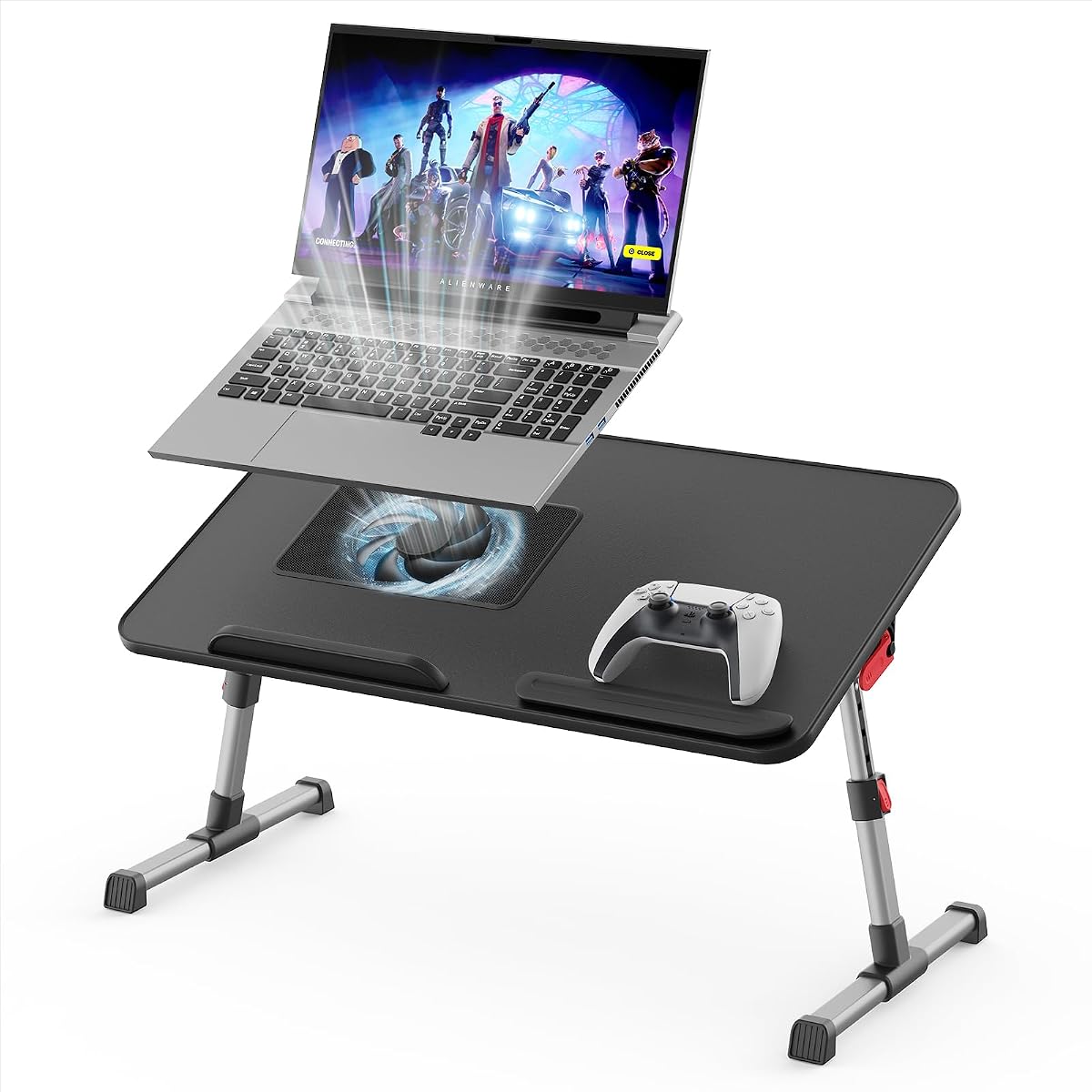 Laptop Desk for Bed with Cooling Fan, Lap Desk Tray Table