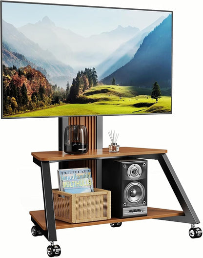 BESHI Heavy Duty Mobile TV Stand with Wheels for 32-85 Inch TVs