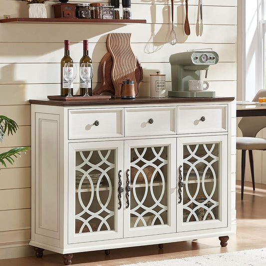 Farmhouse Sideboard Buffet Cabinet with Storage